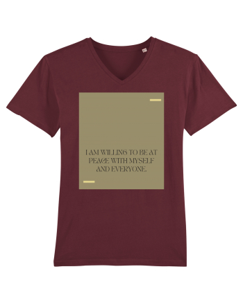 i am willing to be at peace... Burgundy
