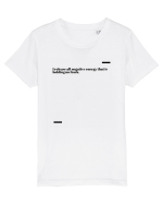 I release all negative energy that is holding me back. Tricou mânecă scurtă  Copii Mini Creator