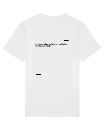 I release all negative energy that is holding me back. White