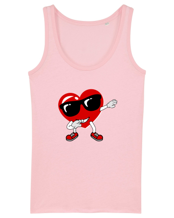 Dancing heart Cotton Pink