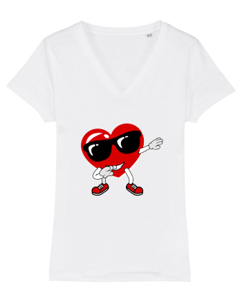 Dancing heart White