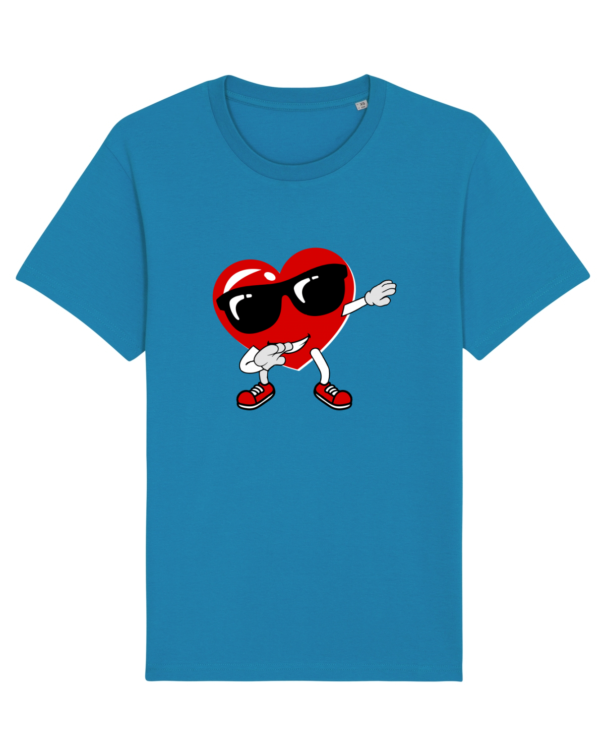 Tricou mânecă scurtă Unisex Rocker Azur
