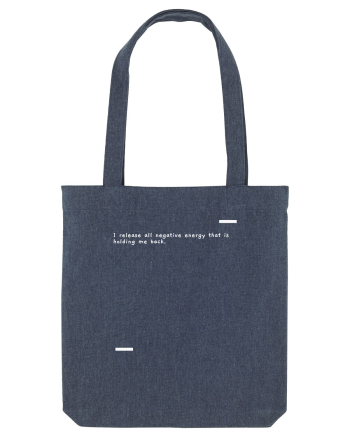 I release all negative energy that is holding me back. Midnight Blue