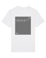 I choose calm over worry and faith over fear. Tricou mânecă scurtă Unisex Rocker