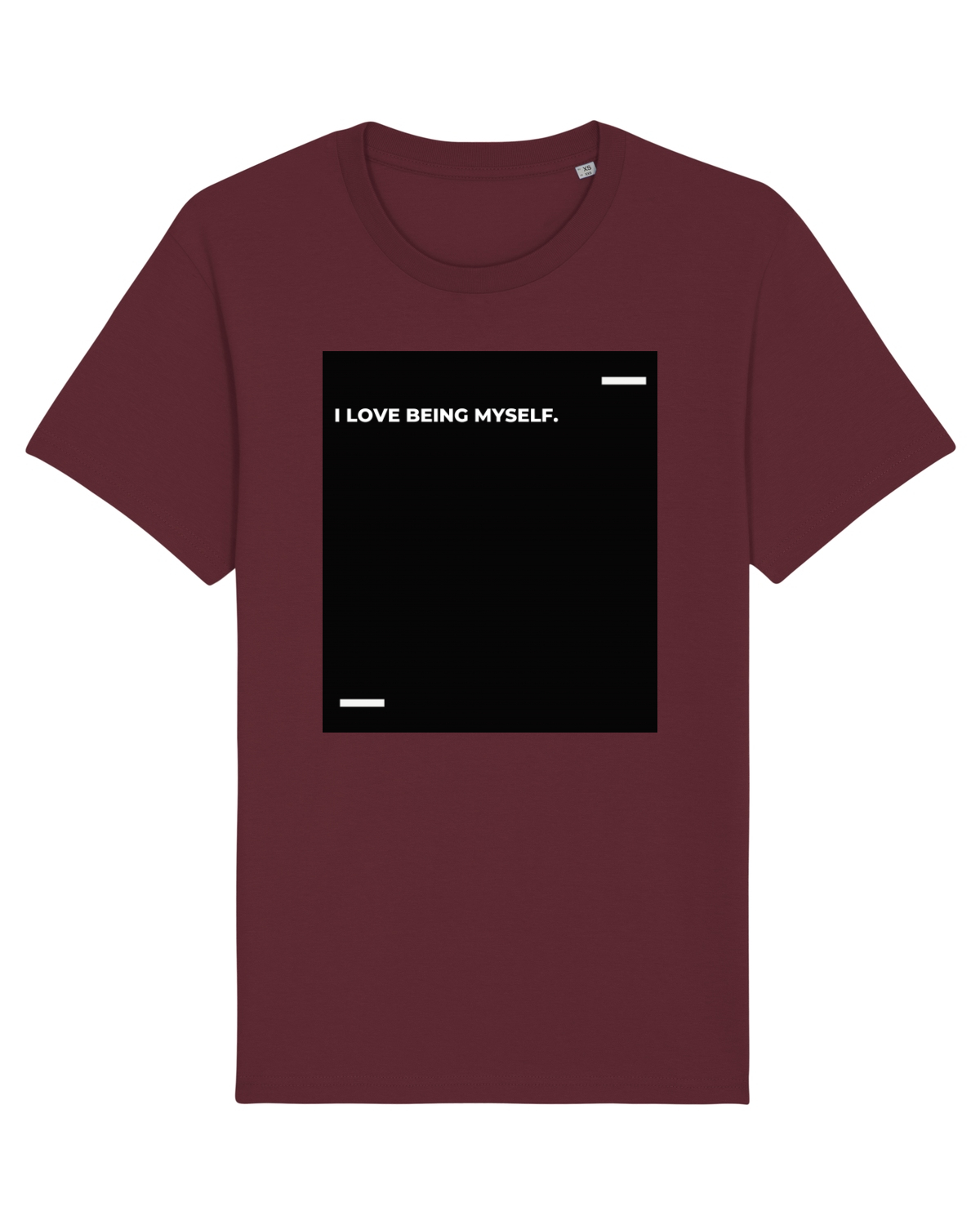 Tricou mânecă scurtă Unisex Rocker Burgundy