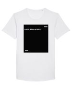 I love being myself. Tricou mânecă scurtă guler larg Bărbat Skater