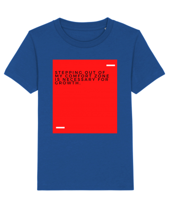 Stepping out of my comfort zone is necessary for growth. Majorelle Blue