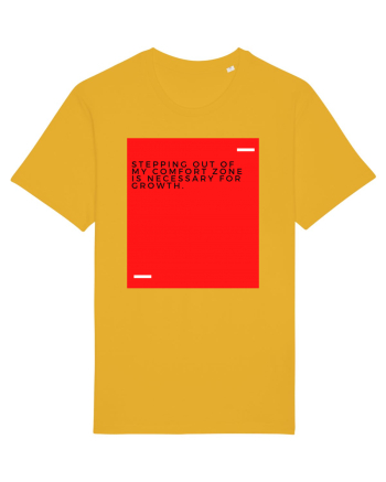 Stepping out of my comfort zone is necessary for growth. Spectra Yellow