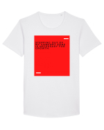 Stepping out of my comfort zone is necessary for growth. Tricou mânecă scurtă guler larg Bărbat Skater