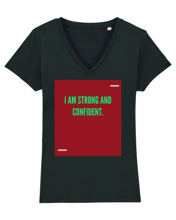 I am strong and confident. Black