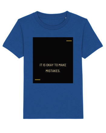It is okay to make mistakes. Majorelle Blue