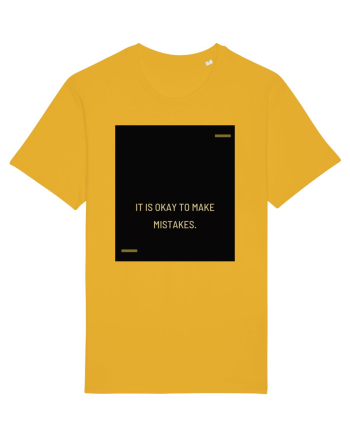 It is okay to make mistakes. Spectra Yellow