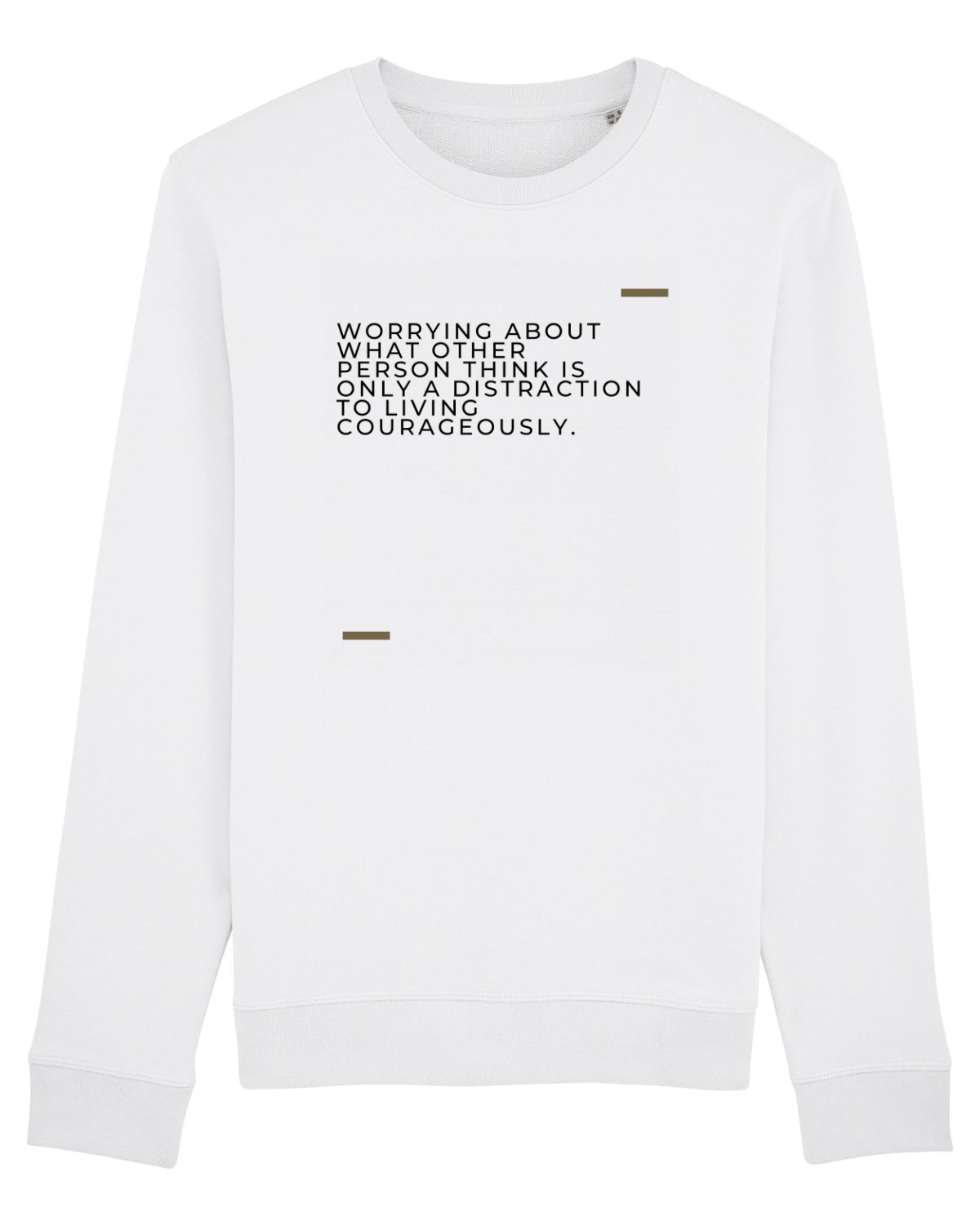 Bluză mânecă lungă Unisex Rise White