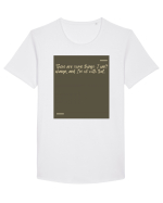 There are some things I can’t change, and I’m ok with that. Tricou mânecă scurtă guler larg Bărbat Skater