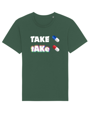 Red pill or Blue pill Bottle Green