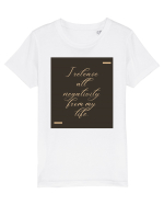 I release all negativity from my life. Tricou mânecă scurtă  Copii Mini Creator