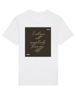 I release all negativity from my life. Tricou mânecă scurtă Unisex Rocker