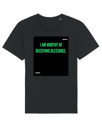 I am worthy of receiving blessings. Black