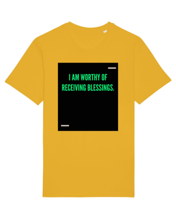 I am worthy of receiving blessings. Spectra Yellow