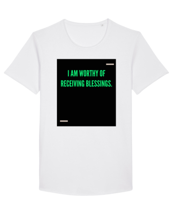 I am worthy of receiving blessings. White