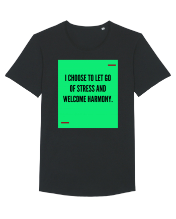 I choose to let go of stress and welcome harmony. Black