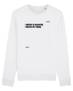 I breathe in relaxation, I breathe out tension. Bluză mânecă lungă Unisex Rise