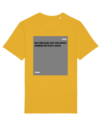 No one else has the exact strengths that I have. Spectra Yellow