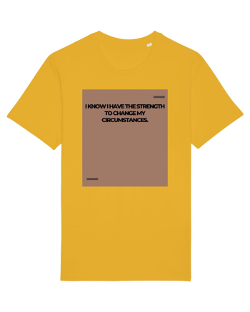 I know I have the strength to change my circumstances. Spectra Yellow