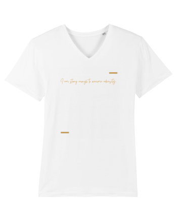 I am strong enough to overcome adversity. White