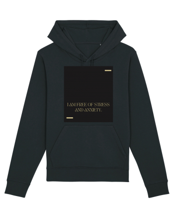 I am free of stress and anxiety. Black