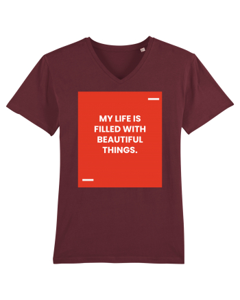 My life is filled with beautiful things. Burgundy