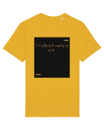 I am grateful for the support of my friends. Tricou mânecă scurtă Unisex Rocker