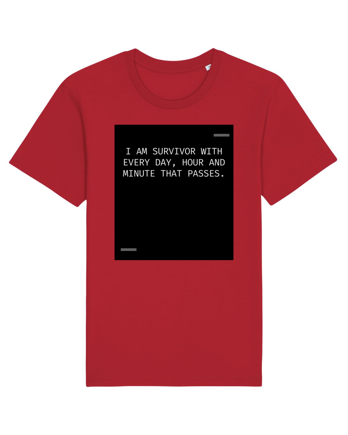 Tricou mânecă scurtă Unisex Rocker Red