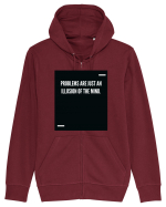 Problems are just an illusion of the mind. Hanorac cu fermoar Unisex Connector