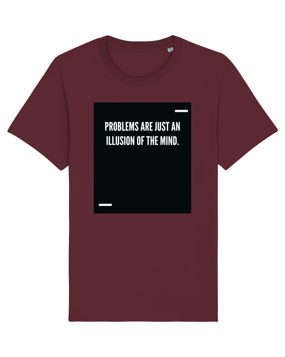 Tricou mânecă scurtă Unisex Rocker Burgundy