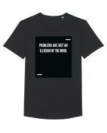 Problems are just an illusion of the mind. Tricou mânecă scurtă guler larg Bărbat Skater
