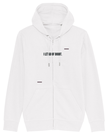 I let go of doubt. White