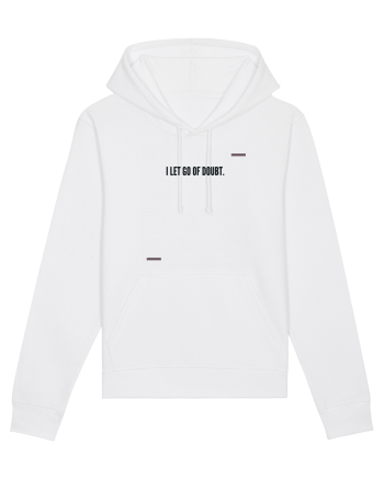 I let go of doubt. White