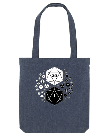 Yin & Yang dice Midnight Blue
