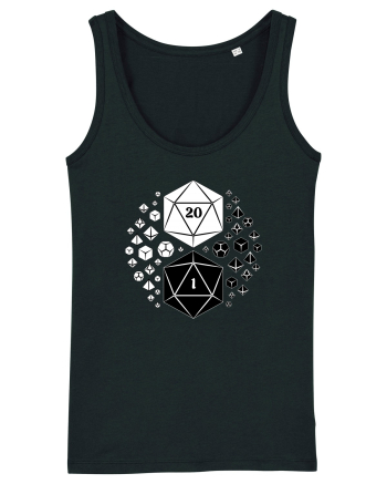 Yin & Yang dice Black