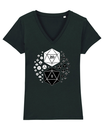 Yin & Yang dice Black
