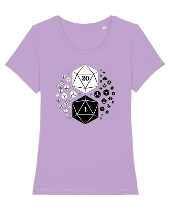 Yin & Yang dice Lavender Dawn