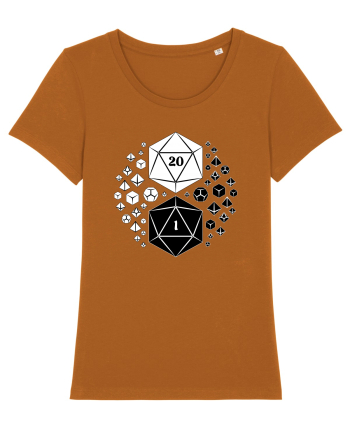 Yin & Yang dice Roasted Orange