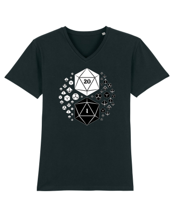 Yin & Yang dice Black