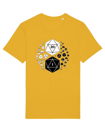 Yin & Yang dice Spectra Yellow