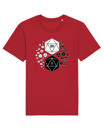Yin & Yang dice Red
