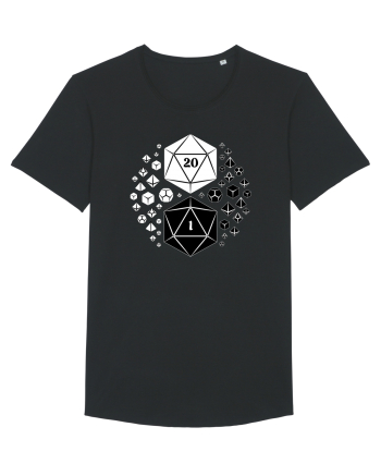 Yin & Yang dice Black