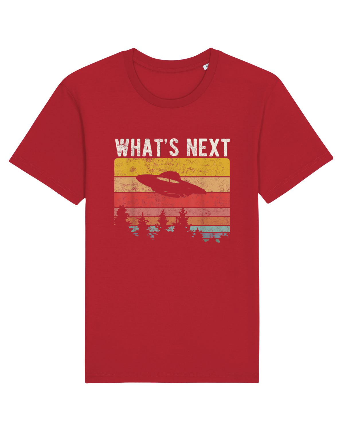 Tricou mânecă scurtă Unisex Rocker Red