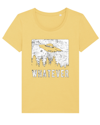 Whatever Retro Distressed Sarcastic Alien UFO Jojoba