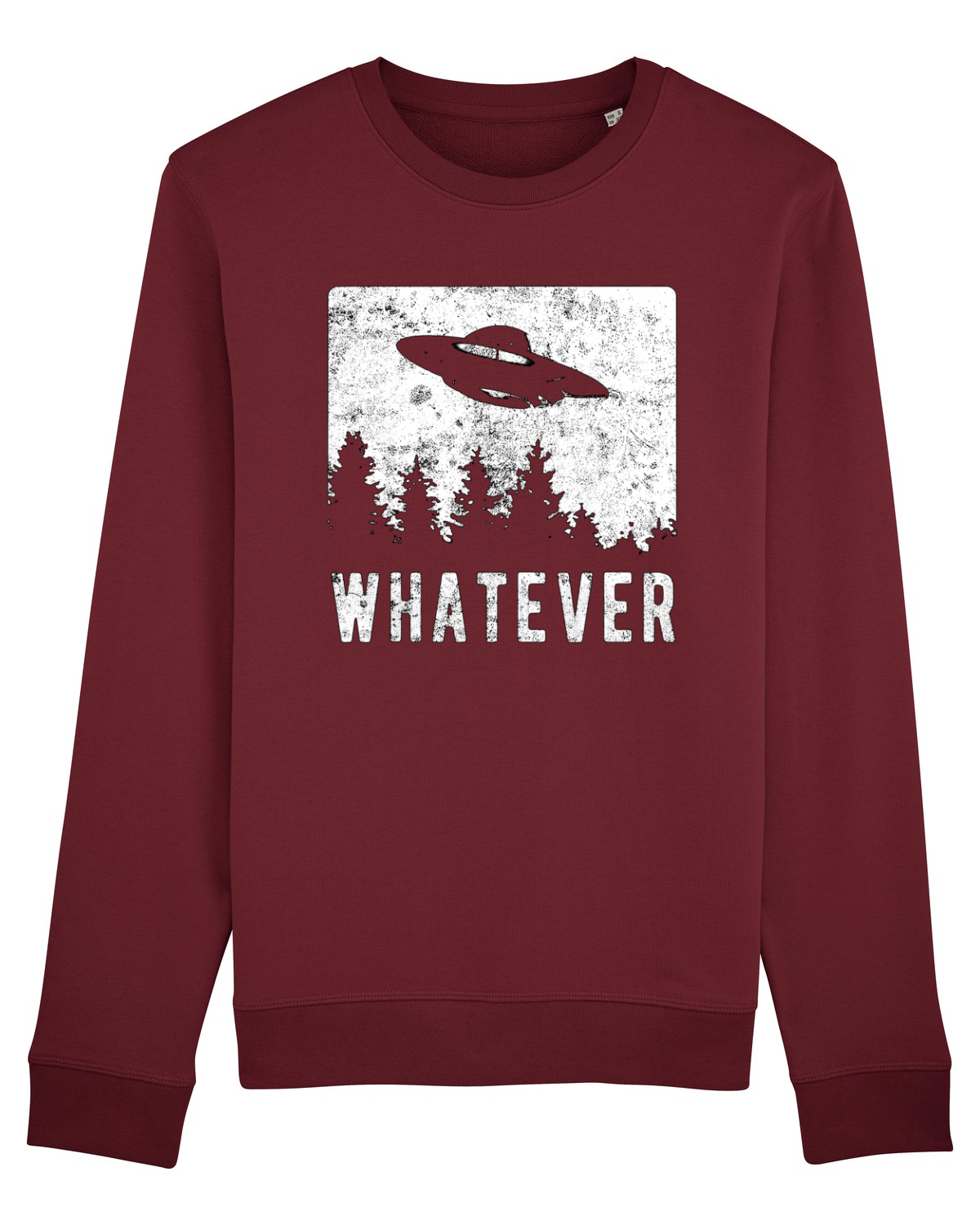 Bluză mânecă lungă Unisex Rise Burgundy